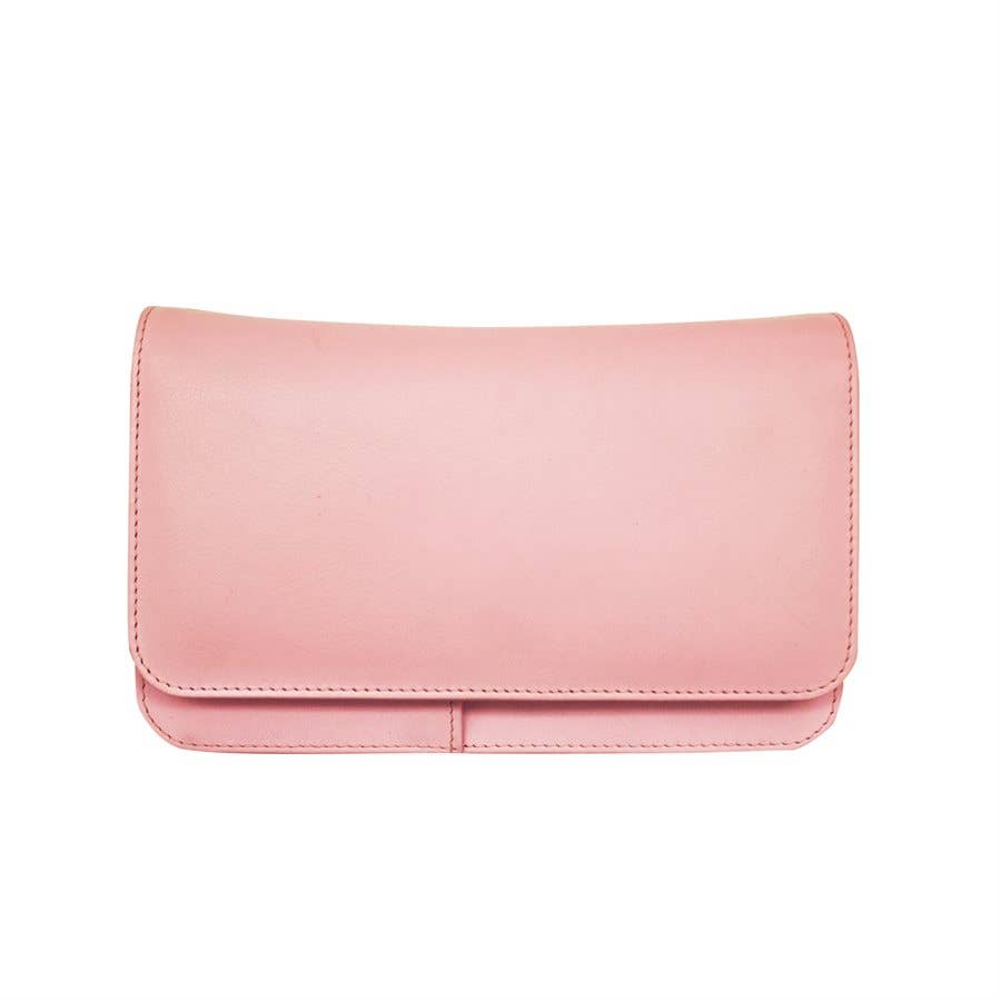 ili New York 6824 Leather Organizer on a string with RFID lining